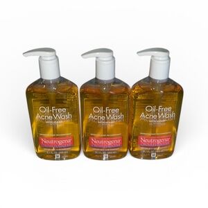 3 Pack Neutrogena Oil Free Acne Wash MicroClear, 9.1oz